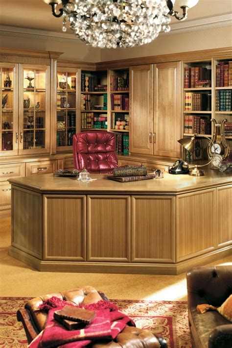 A Regal Shades Of Oak Desk Space Traditional Home Office Traditional