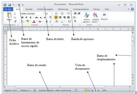 Partes De La Ventana De Word 2010 Desdechore Com Cursos De Inform 225