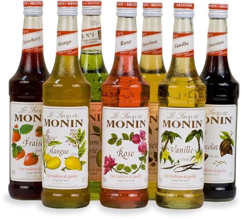 Monin Coffee Syrups 1 Litre Bottles As Used By Costa Coffee