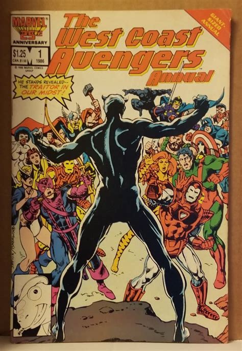 West Coast Avengers Annual 1 1986 Comic Books Copper Age Marvel