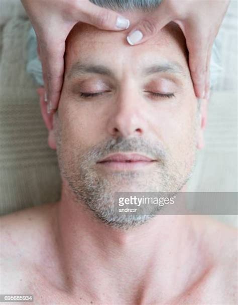 Man Facial Massage Photos And Premium High Res Pictures Getty Images