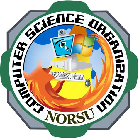 Computer Science Logo Style Foto Kolekcija