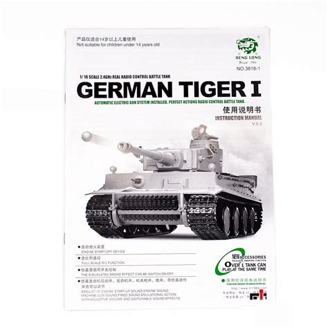 Heng Long 38183818 1 Rc Tank German Tiger I 116 Spare Parts No