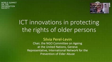 Session 191— Icts And Older Persons Ict Literacy To Empower And