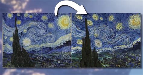 Van Goghs Starry Night Recreated In 3d In Minecraft