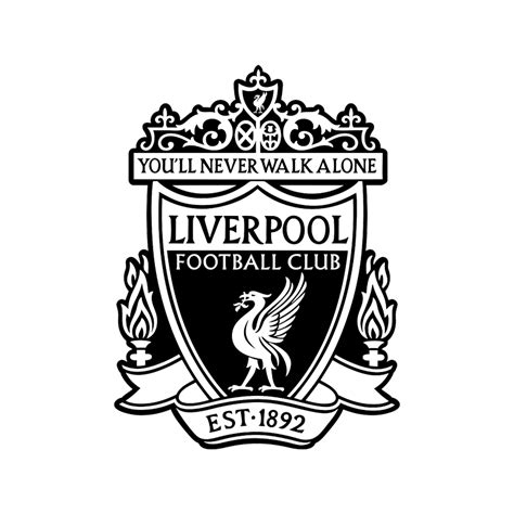 Liverpool Logo Black And White Svg