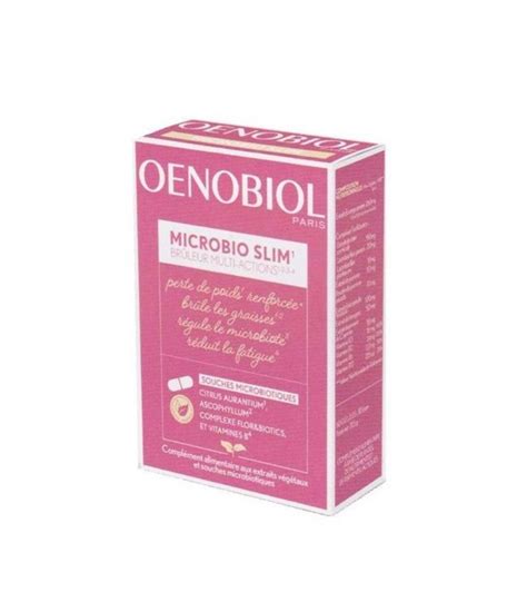 Acheter Oenobiol Microbio Slim 60 Gélules Pas Cher Chez Monclubbeauté