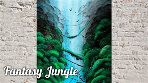 Spray Paint Art Tropical Jungle Painting Seagull Jungle