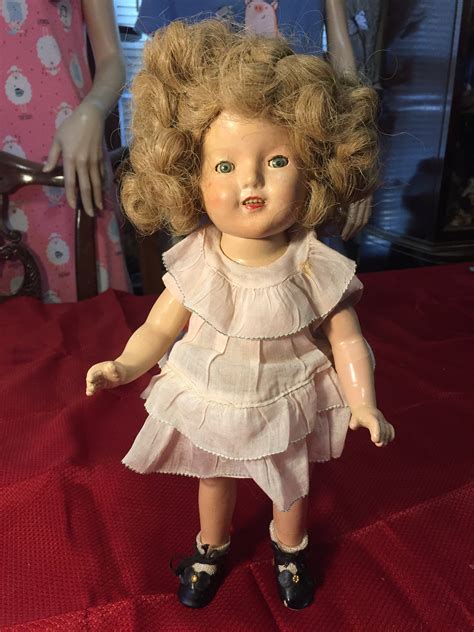 antique doll composition shirley temple style 1940s doll lover doll collector campestre