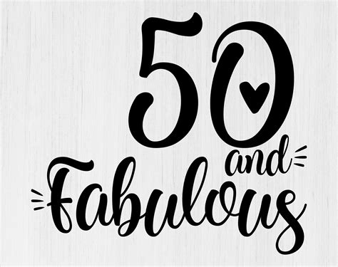 Get Free 50Th Birthday Svg Files PNG Free SVG files | Silhouette and