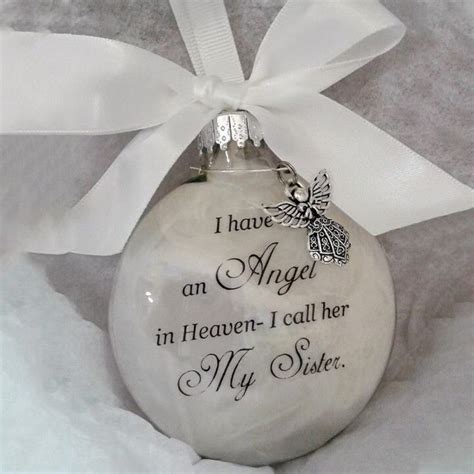 In Memory Ornament I Have An Angel In Heaven I Call Etsy