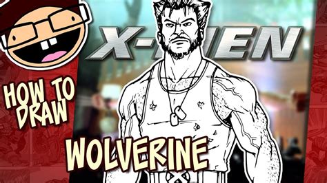 How To Draw Wolverine X Men Movie Franchise Narrated Easy Step By