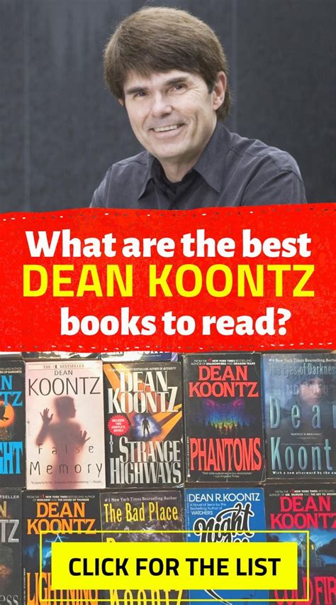 √ Dean Koontz Book List