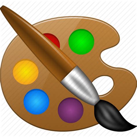 Paint Tools Paintbrush Painter Template Icon Png Transparent