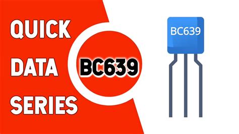 BC639 Transistor Datasheet Quick Data Series CN 26 Pinout