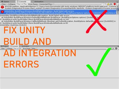 Fix Unity Build Errors And Or Ad Errors By Nemdeveloperguy Fiverr