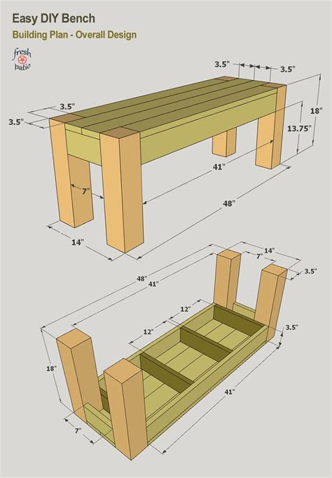 Diy $20 x leg wooden garden bench: 4 DIY Outdoor Bench Plans (FREE) for a Modern Garden Under ...