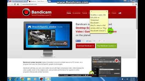 Bandicam Tutorial Youtube