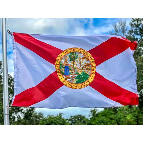 Florida Flag State Of Fl Flags Nylon Printed 4 X 6 Ft