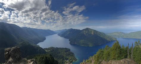 Lake Crescent Olympic National Park Mount Storm King Pacificnorthwest