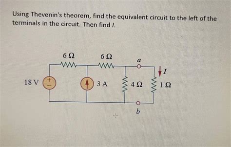 Solved Using Thevenins Theorem Find The Equivalent Circuit