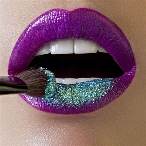 3 Lipsticks That Work On Every Woman Purple Lips Glitter Lips Lipstick