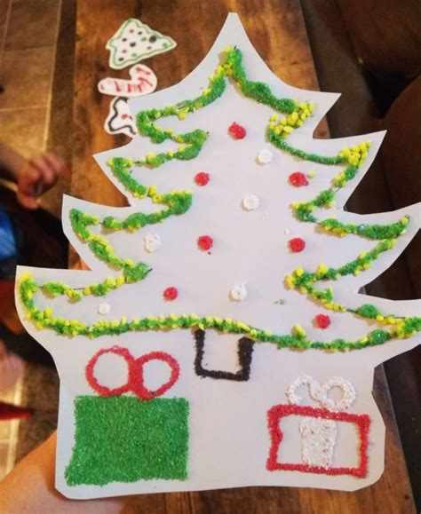 Festive And Fun Christmas Sand Art Craft For Kids My Silly Squirts