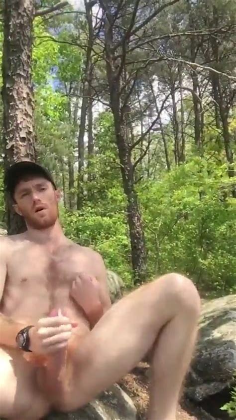 Ginger Snaps Hung Ginger Jock Cums In The Woods
