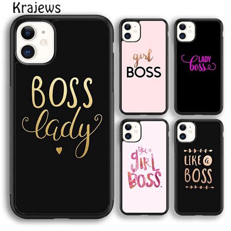 Girl Boss Lady Focus Phone Case Cover For Iphone 14 5 6s 7 8 Plus X Xs