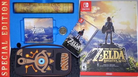 Unboxing Special Edition The Legend Of Zelda Breath Of The Wild