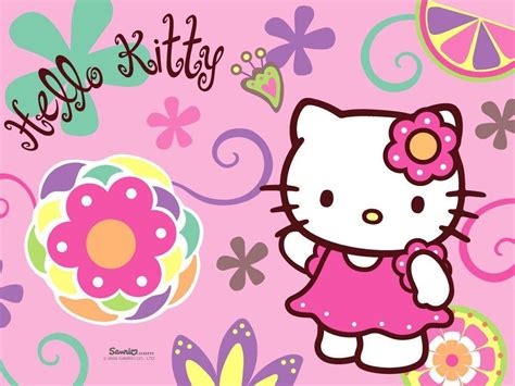 Hello kitty high resolution desktop backgrounds, multi colored. Hello Kitty Desktop Backgrounds Wallpapers - Wallpaper Cave