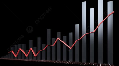 Achieving Success A 3d Rendered Chart Depicting Profit Growth For