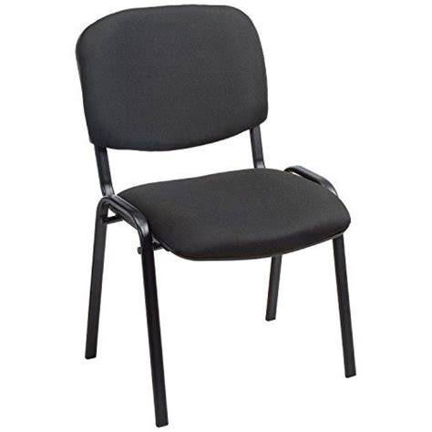Same day delivery 7 days a week £3.95, or fast store collection. Stacking Guest Chair, Fabric, Black, Lot of 1 | Guest ...