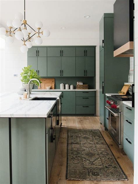 The simplistic look with european style cabinetry! 10 Sage Green Decorating Ideas That Feel Very 2020 | Green ...