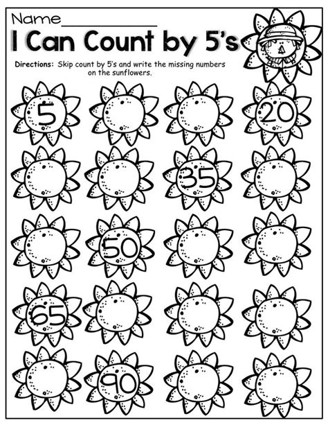 Count By 5 Worksheet Printable Kids Worksheets