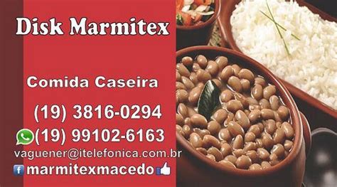 Menu Em Disk Marmitex Macedo Restaurante Indaiatuba