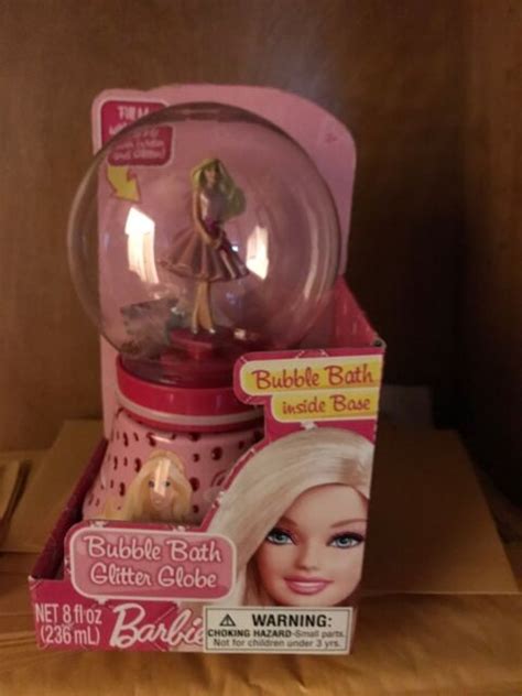 Barbie Glitter Globe Bubble Bath Glamberry Scented Nib Ebay