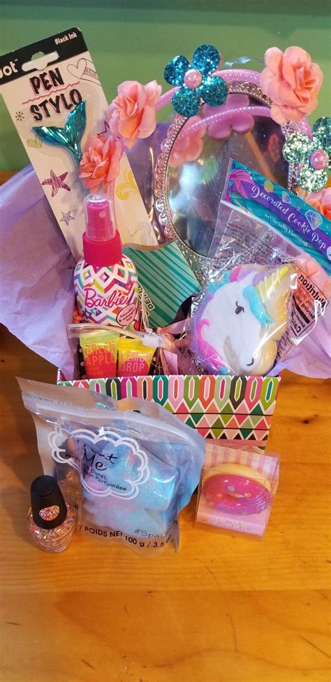 They likely already have a dream career or something they already love to do. Dollar store gift basket for 6 year old girl-$10. (With ...