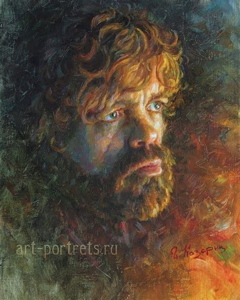 Peter Dinklage Tyrion Painting Portrait Game Of Thrones Artwork By