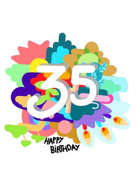 Congratulations and awards for the 35th birthday are required if you want to congratulate a man or a woman to his or her 35th birthday. Happb Birthday - 35 | Birthday Cards & Quotes | Send real ...