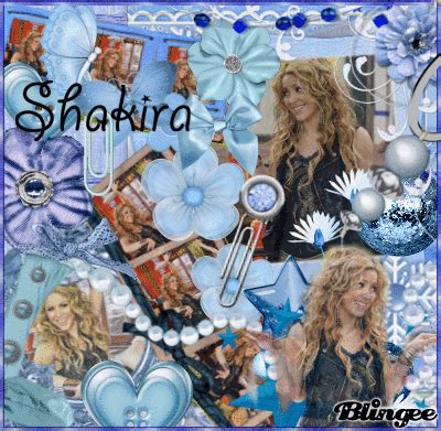 Out of the blue — tell me what you see 04:02. Shakira In Blue! Picture #125628133 | Blingee.com