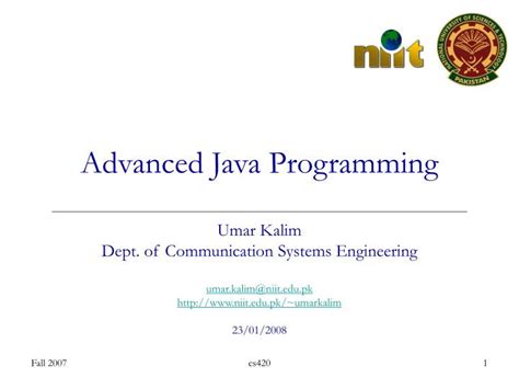 Ppt Advanced Java Programming Powerpoint Presentation Free Download