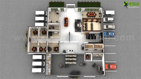 A Crear Un Plano De Planta 3d Para Office Office Space Planning