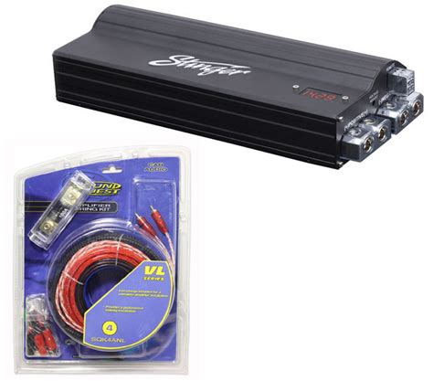 Car Audio Capacitor Install Package Includes Stinger Spc5050 And 4 Gauge