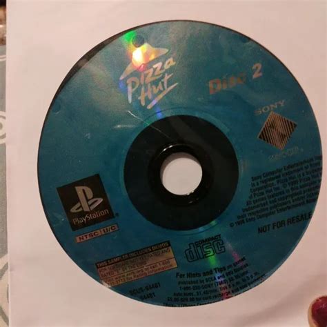 Pizza Hut Original Playstation Ps Pizza Powered Demo Disc Disc Only