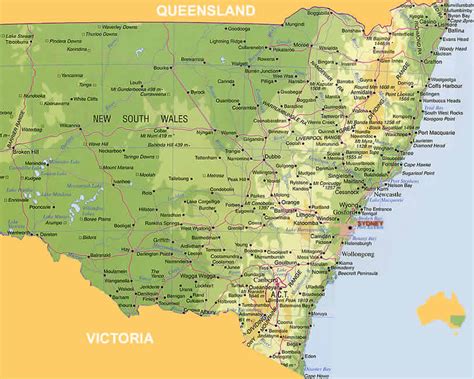 Road Map Nsw Map Australian Road Trip Australia Map Gambaran