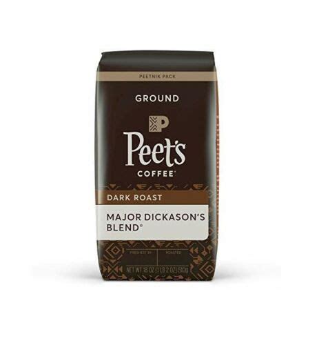 Peet S Coffee Dark Roast Ground Coffee Major Dickason S Blend 18