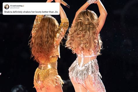 Fans Claim Shakira Beat J Lo In Epic Booty Shake At Super Bowl Halftime Show