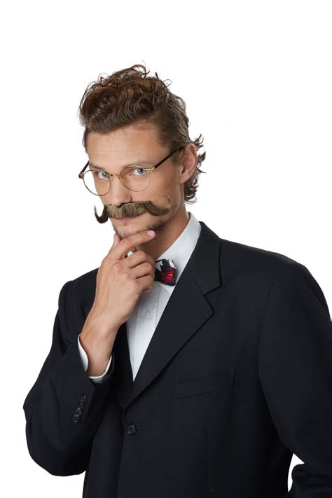 70656 Professor Handlebar Moustache 1920s Adult Costume Accessory