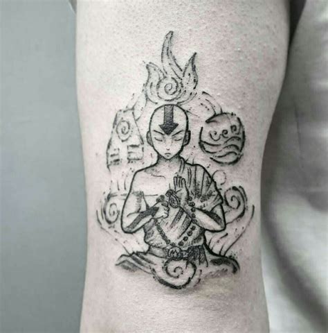 Avatar Aang Avatar Tattoo Tattoos Small Tattoo Designs